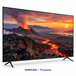 Télévision LED Samsung Smart 75UA U8000F ID 4K 75 pouces