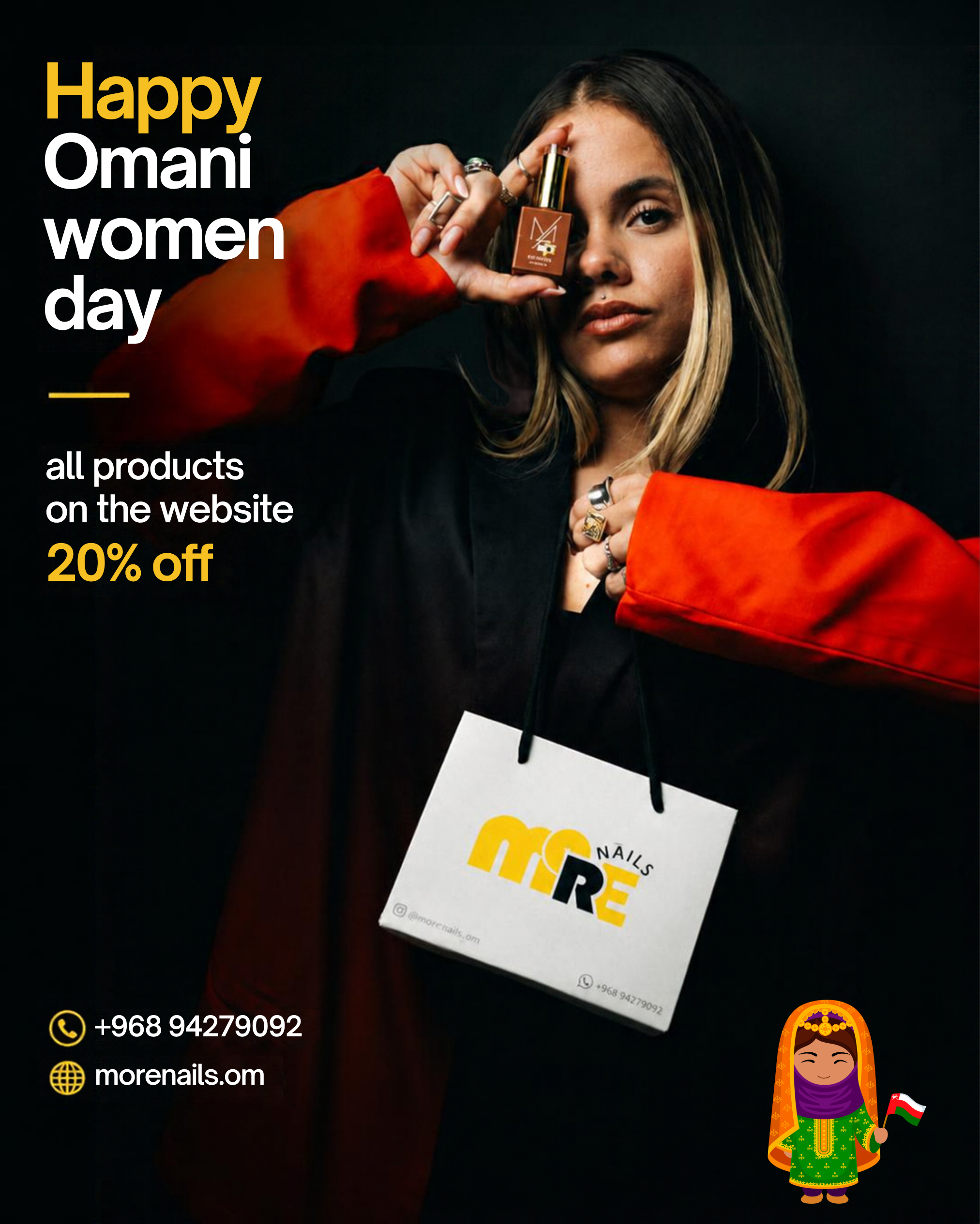 Happy Omani Women Day!!!! 20% off until October 31st _0
