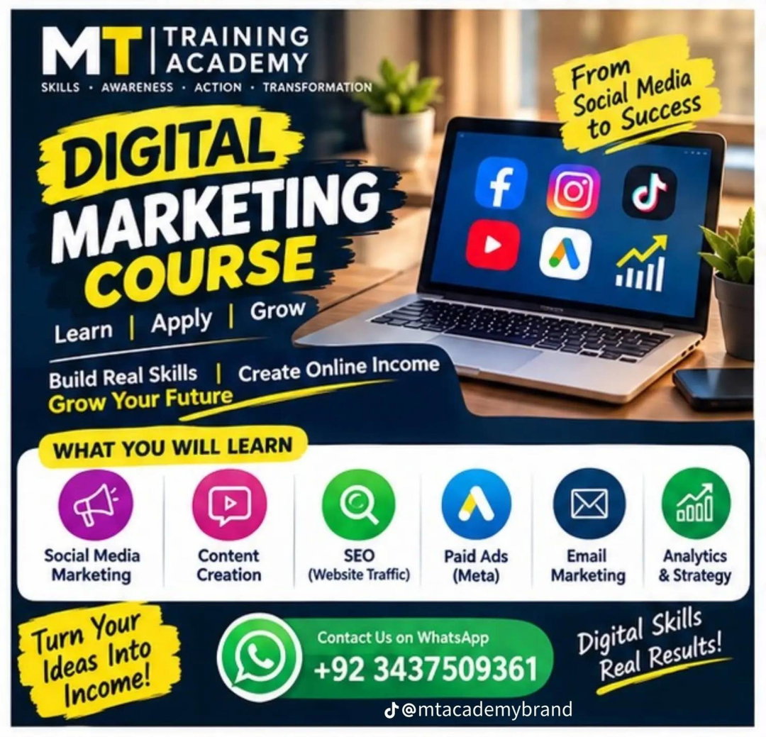 Digital Marketing (specialization in Meta Ads and TikTok Ads)