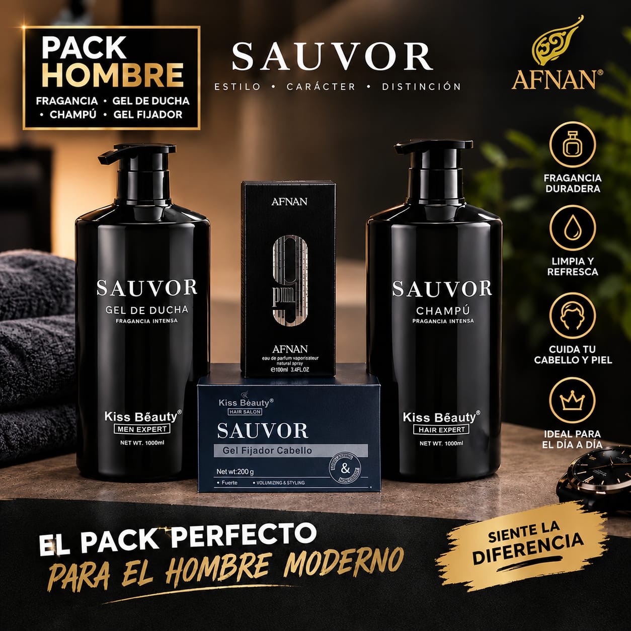Pack Hombre Sauvor