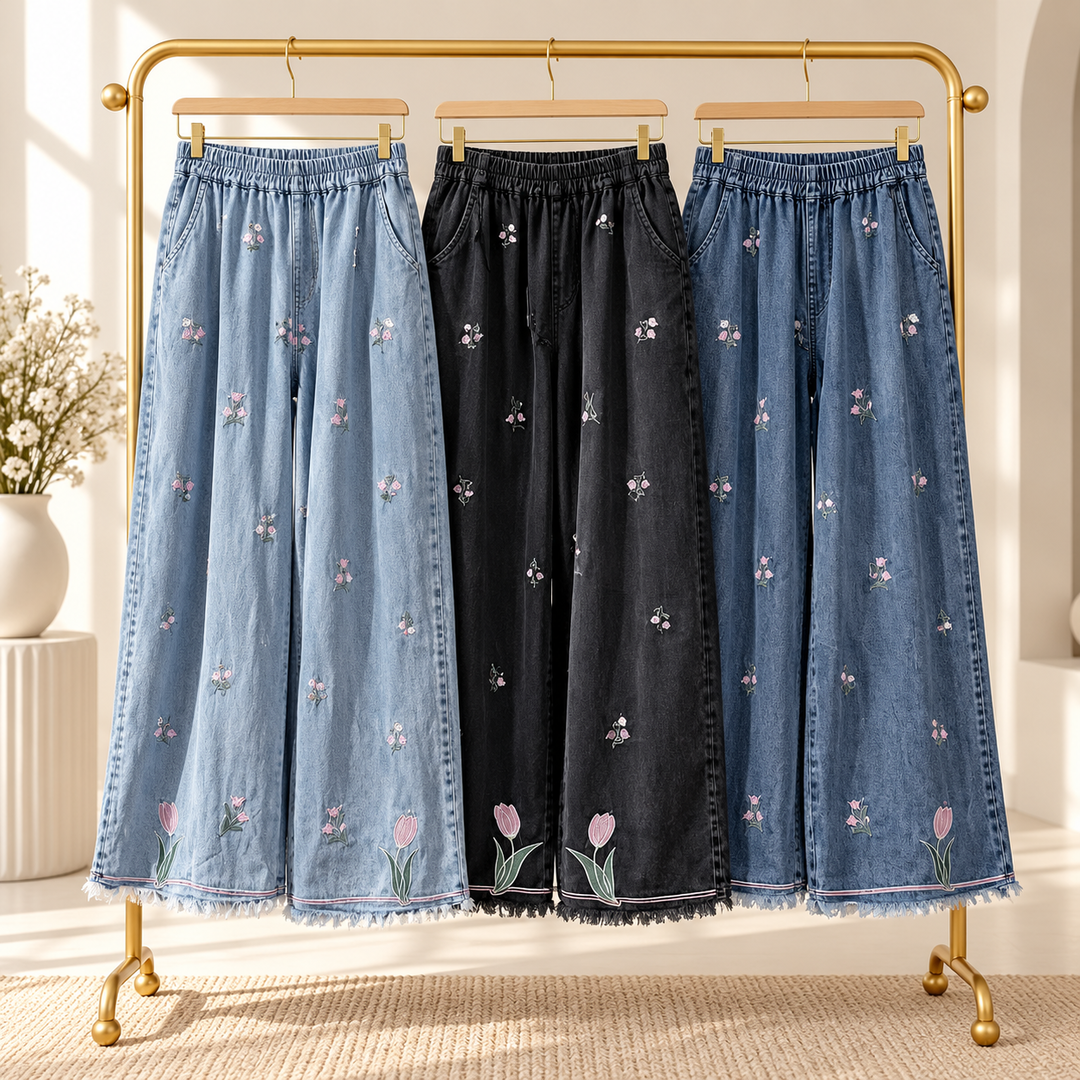 Tulip Denim Pants