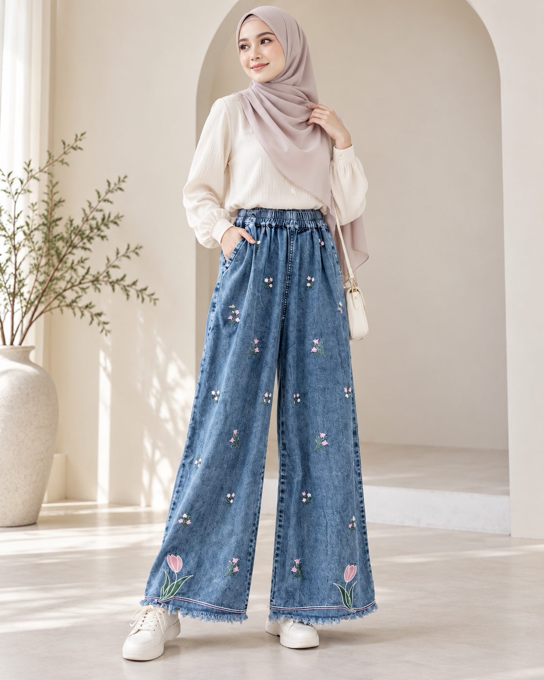 Tulip Denim Pants_2
