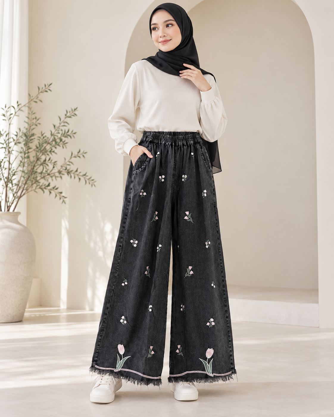 Tulip Denim Pants_3