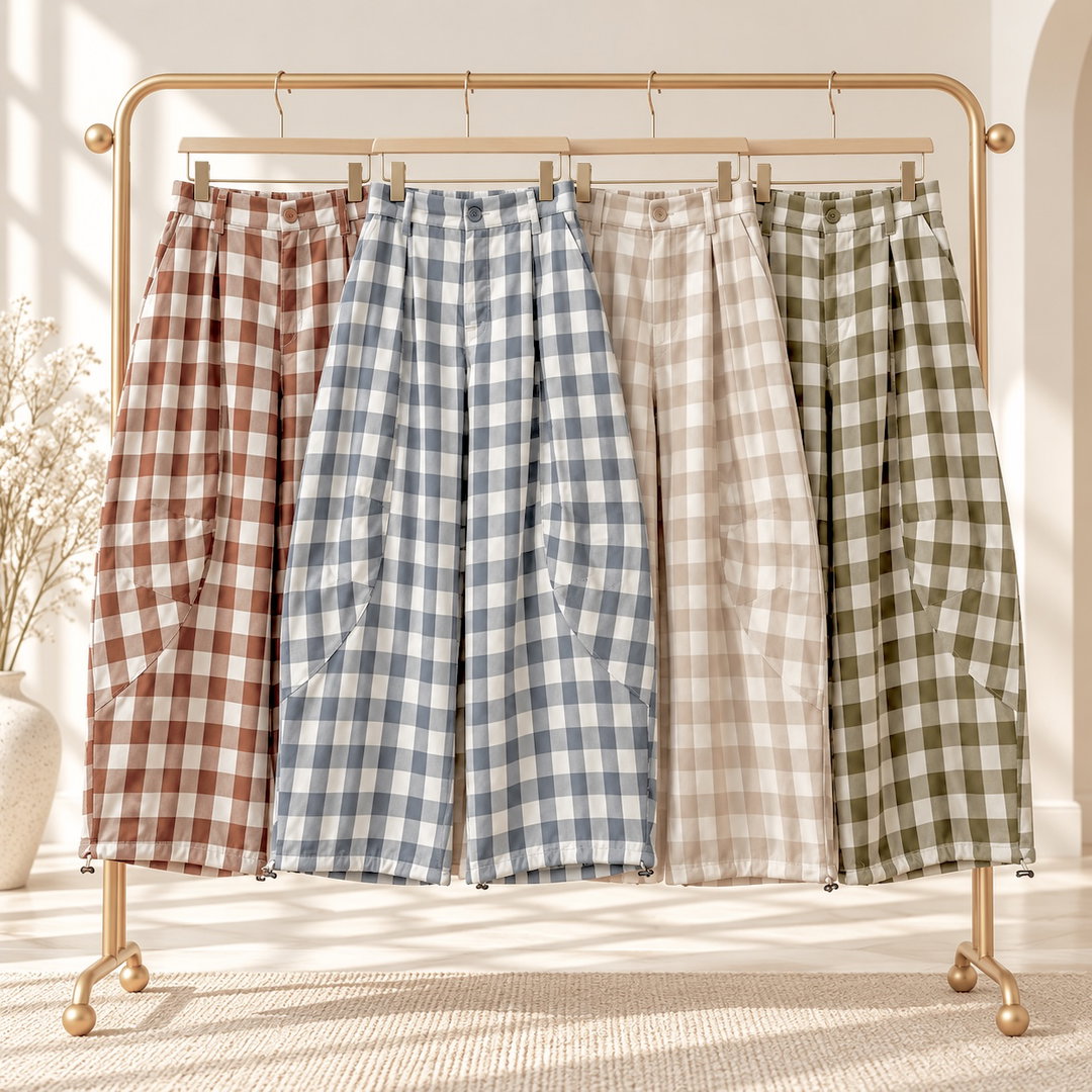 Mila Checkered Pants