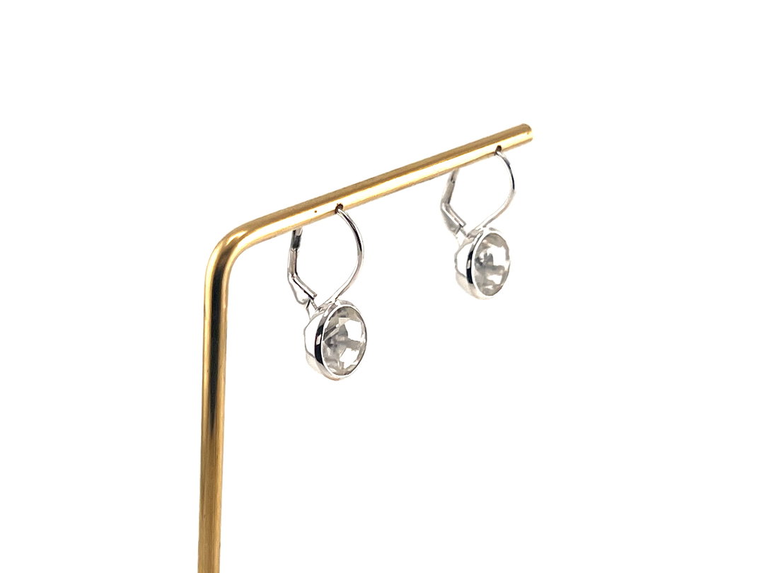 Aretes de plata con Topacio
