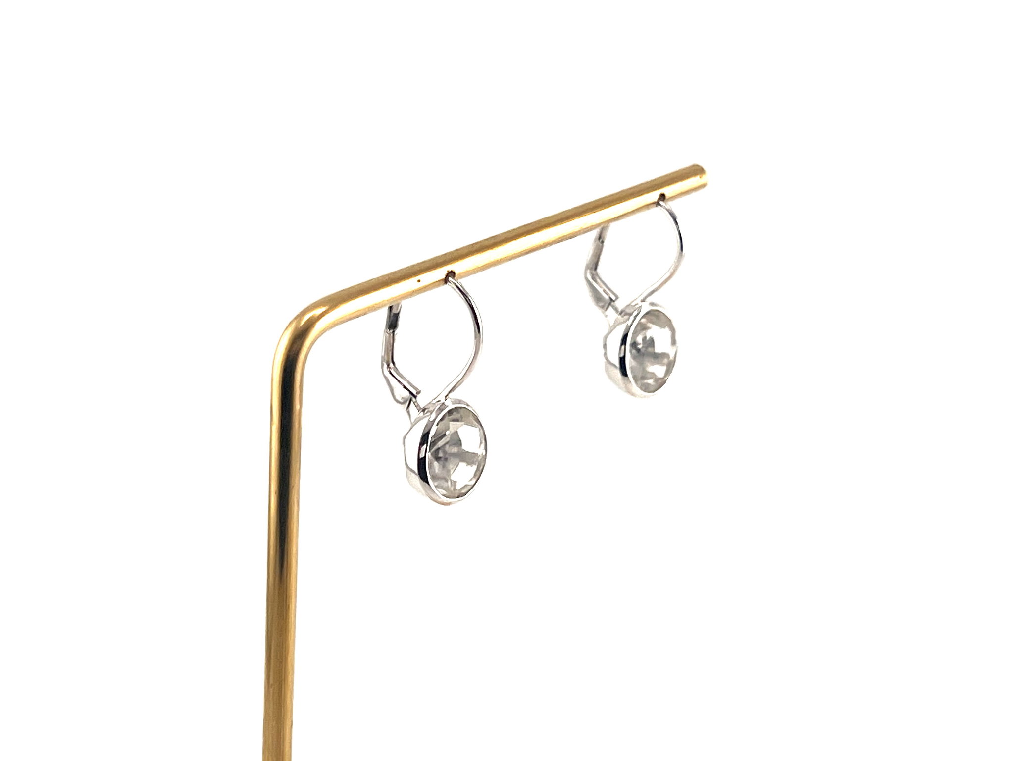 Aretes de plata con Topacio_0