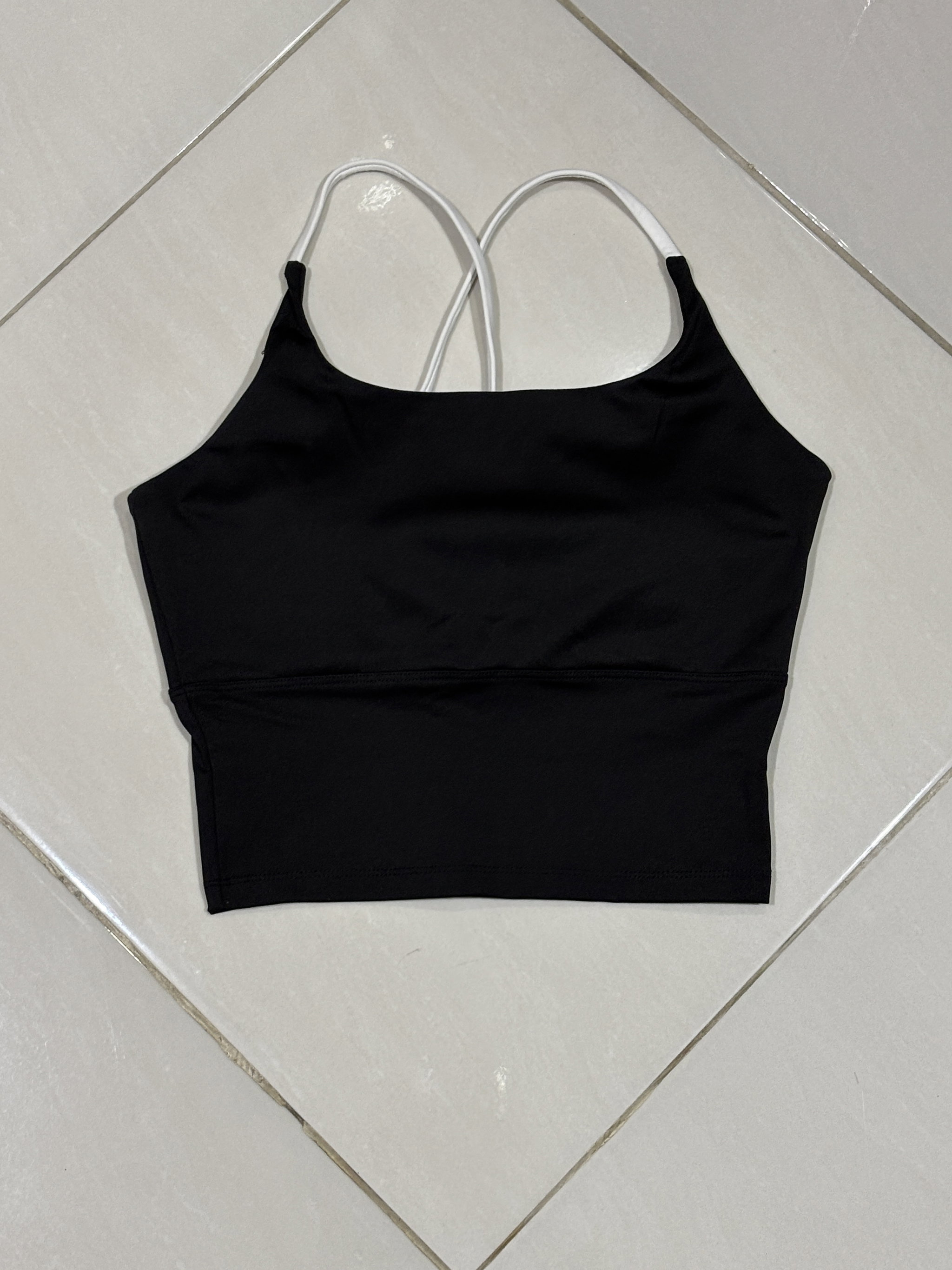 C15 - Shein Women's Fixed Bust Pads Yoga Camisole_0