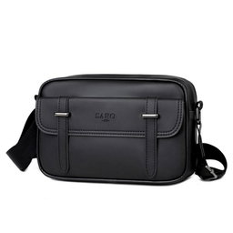 Sacoche Bandoulière Homme Marron – Style Rétro SARO