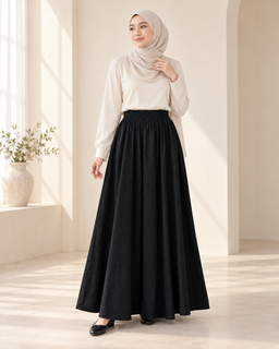 Damia Flared Denim Skirt
