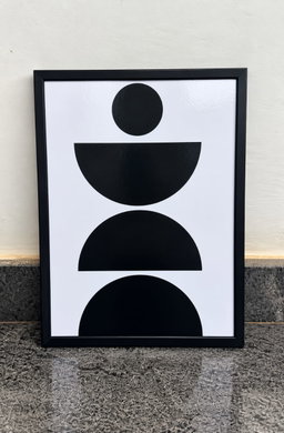 Tableau "géométrique" A3 (Collection BOHO)