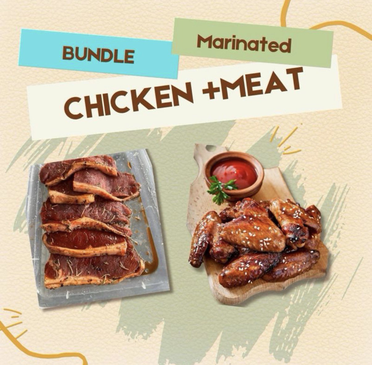 Marinated Chicken + Meat Bundle_0