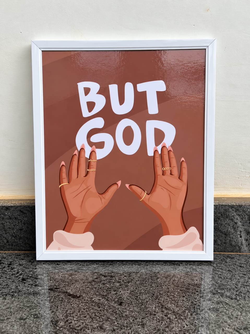 Tableau "BUT GOD" A4 ( Collection SPIRIT)_0