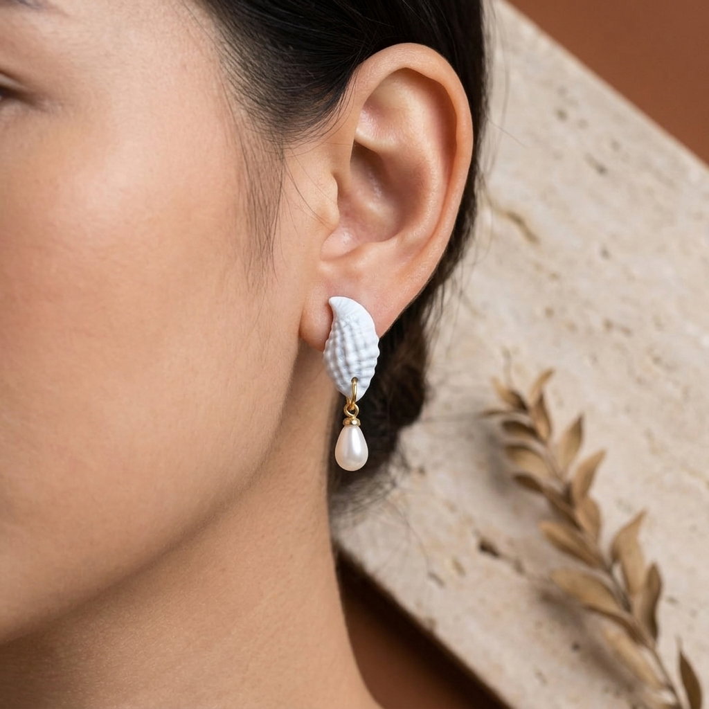 Ocean Bloom - Cone Shell Baby Blue