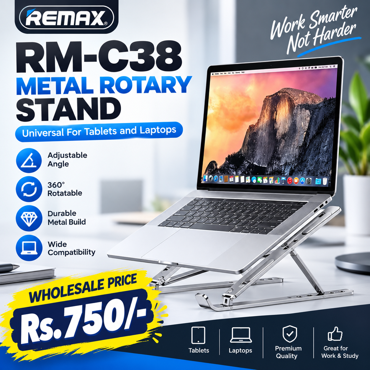 REMAX RM-C38 METAL ROTARY STAND