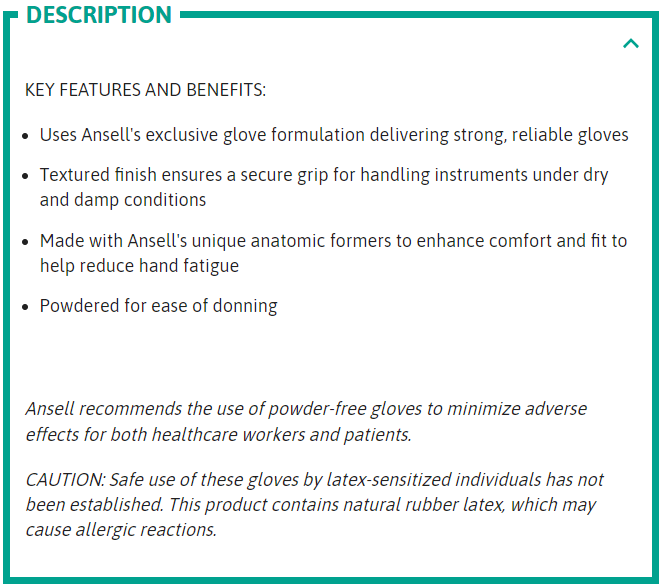 [mobileaid] Ansell Gammex Latex Powdered Sterile Gloves Size 6.5 (10 pcs in a box) [LOCAL SG DELIVERY]_2