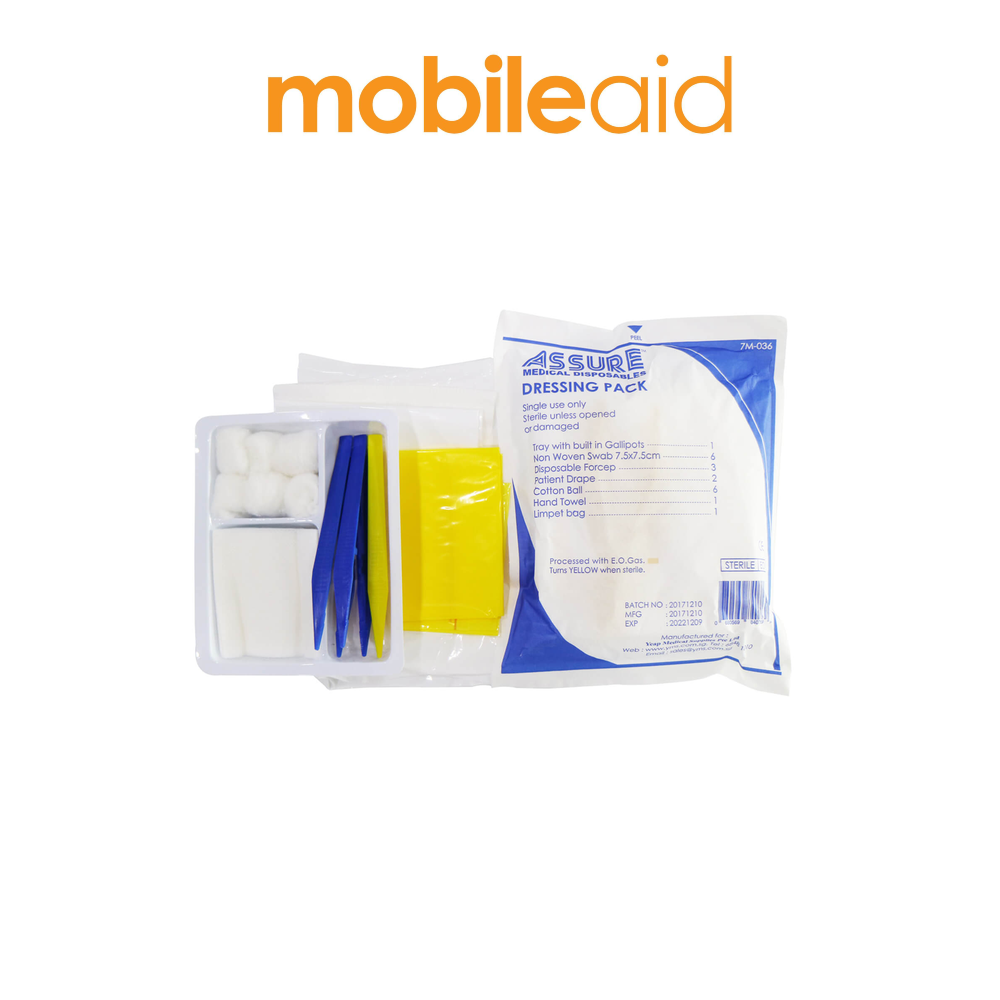 [mobileaid] Assure Basic Dressing Set Sterile , pack of 20's [LOCAL SG DELIVERY]_0