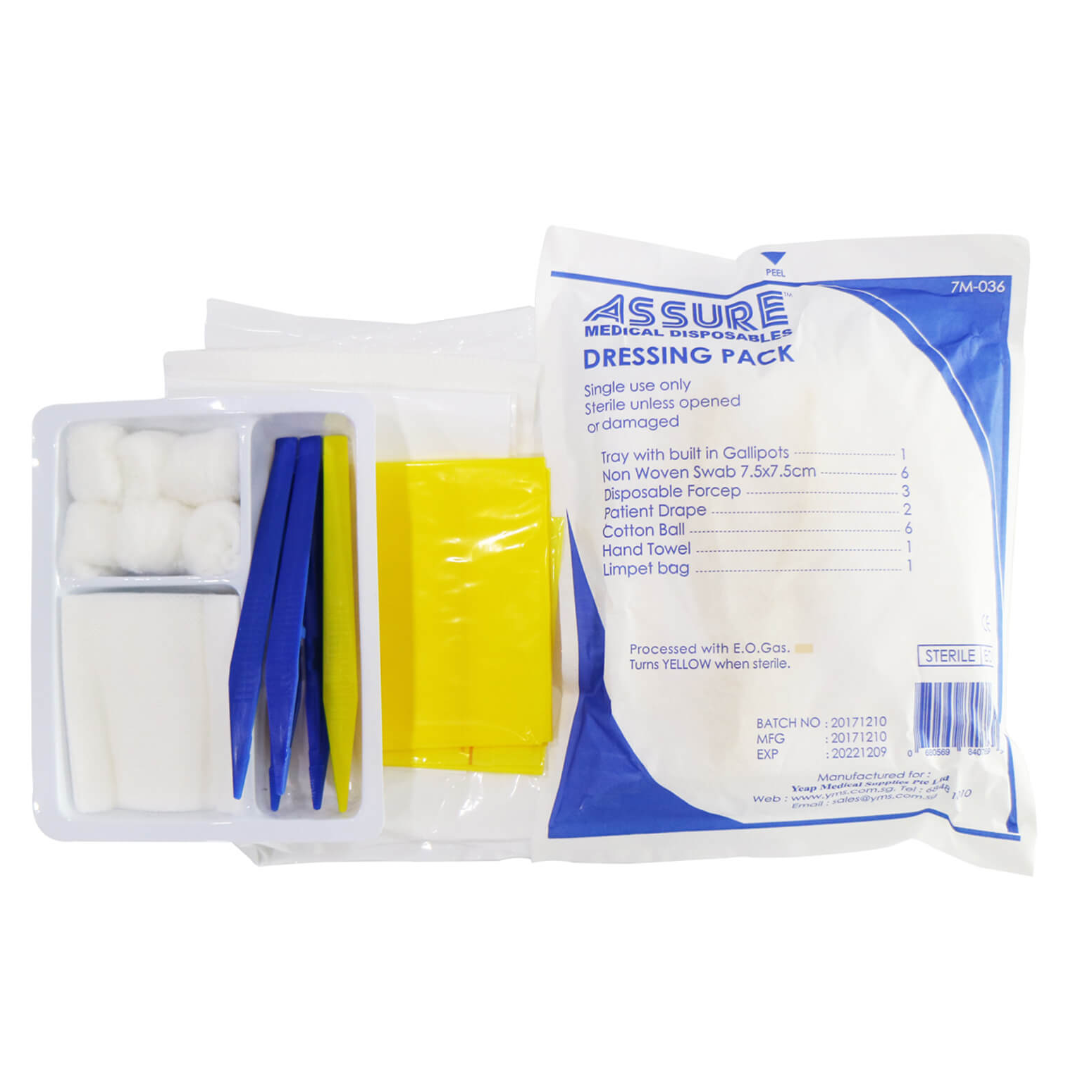 [mobileaid] Assure Basic Dressing Set Sterile , pack of 20's [LOCAL SG DELIVERY]_1