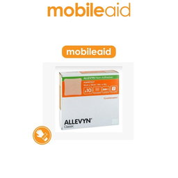 [mobileaid] Smith & Nephew Allevyn Non Adhesive Dressing, 10cm x 10cm, Pack of 10 [LOCAL SG DELIVERY]