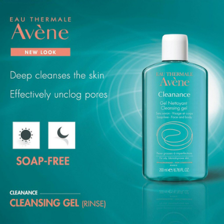 [Dermaceutica] Avene Cleanance Cleansing Gel 200ml + Cleanance Comedomed Anti Acne 30ml [LOCAL SG DELIVERY]_2