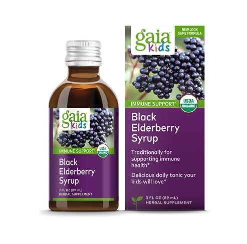 [mobileaid] Gaia Herbs Black Elderberry Syrup 89ml (Kids) [LOCAL SG DELIVERY]_1
