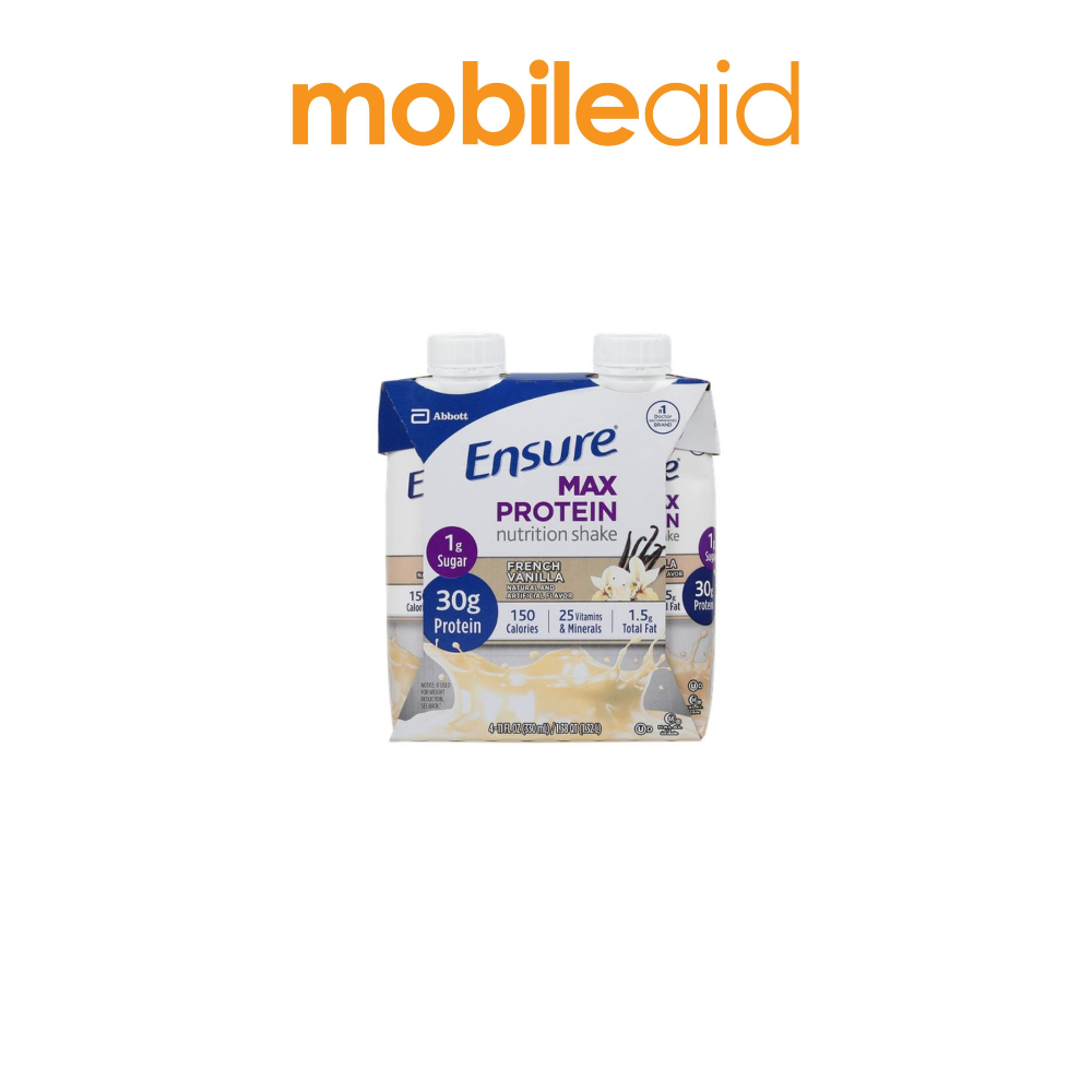 [mobileaid] Abbott Ensure Max Protein French Vanilla 330ml x 12 [LOCAL SG DELIVERY]