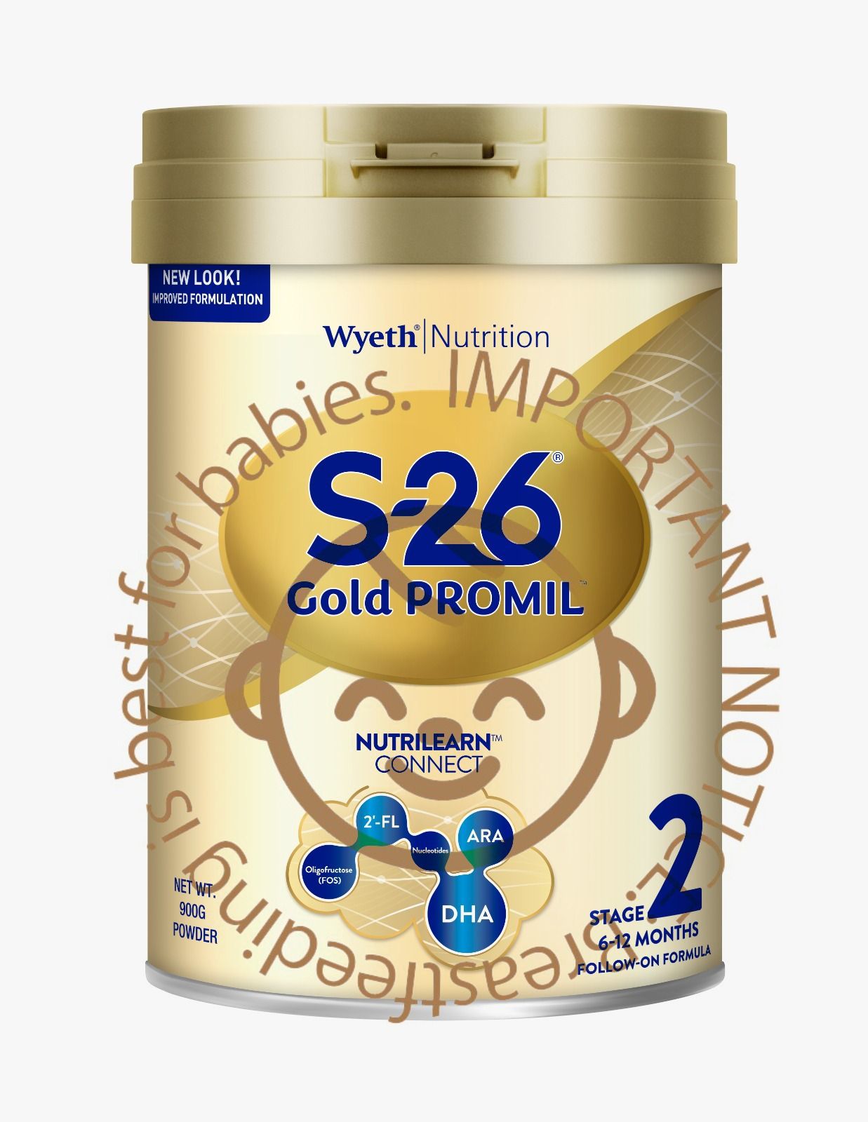[mkids] Wyeth S-26 GOLD PRO 900g Stage 2 for infants From 6 months Singapore Formulation [LOCAL SG DELIVERY]_0