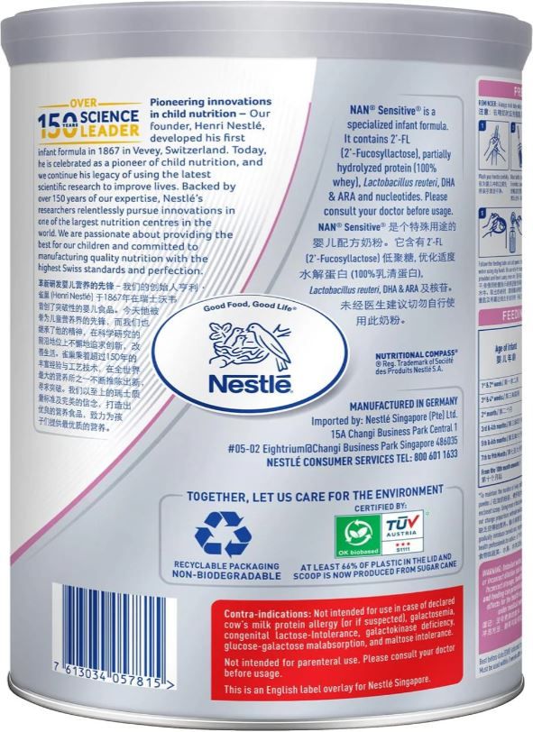 [mkids] Nestle NAN Expertpro Sensitive 800g for infants [LOCAL SG DELIVERY]_2