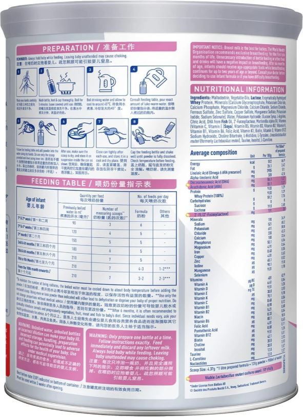 [mkids] Nestle NAN Expertpro Sensitive 800g for infants [LOCAL SG DELIVERY]_4