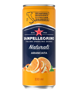 [mfoods] San Pellegrino Natural Aranciata Slim Can (Carton of 24 x 330ml) [LOCAL SG DELIVERY]