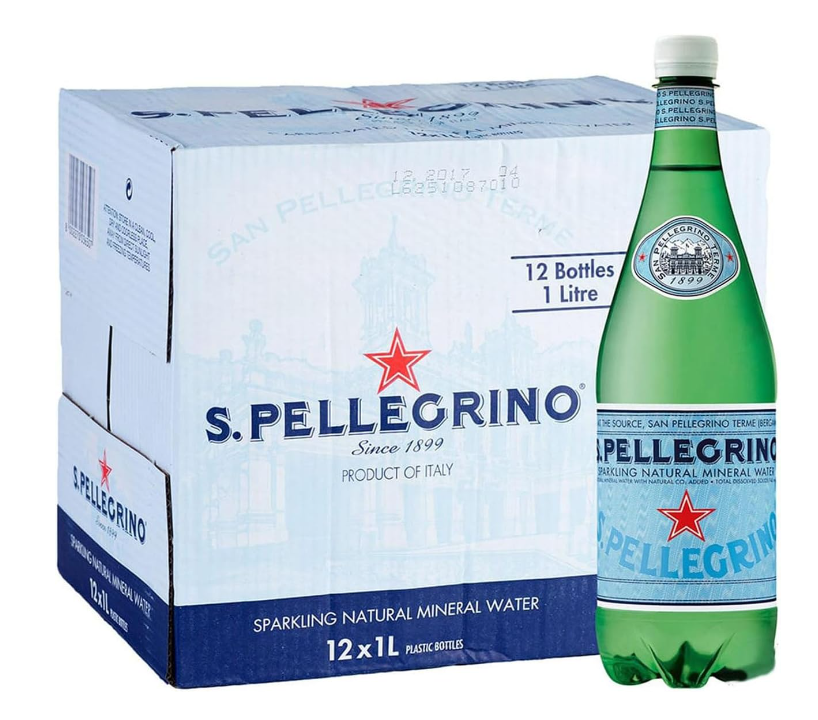 [mfoods] San Pellegrino Sparkling Natural Mineral Water (Pet), 12's x 1L [LOCAL SG DELIVERY]_1