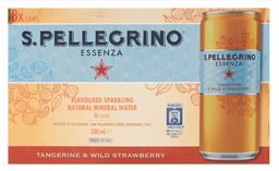 [mfoods] San Pellegrino Essenza Tangerine and Wild Strawberry (Carton of 24 x 330ml) [LOCAL SG DELIVERY]