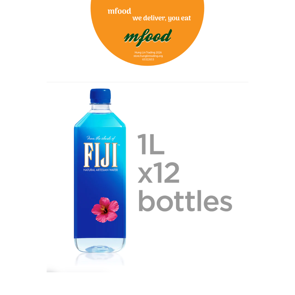 [mfoods] Fiji Natural Artesian Water - 1L x 12 Bottles [LOCAL SG DELIVERY]_0
