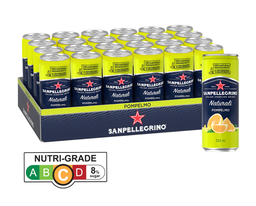 [mfoods] San Pellegrino Natural Pompelmo Slim Can (Carton of 24 x 330ml) [LOCAL SG DELIVERY]