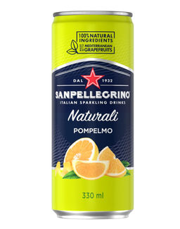 [mfoods] San Pellegrino Natural Pompelmo Slim Can (Carton of 24 x 330ml) [LOCAL SG DELIVERY]