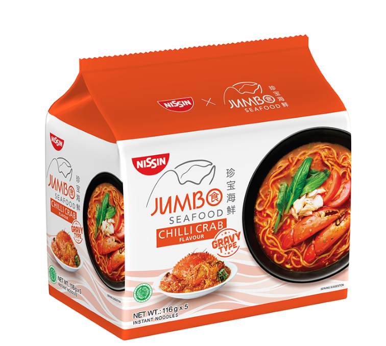 [mfoods] Jumbo Seafood Chili Crab Noodles 5 x 116gm [LOCAL SG DELIVERY]_1