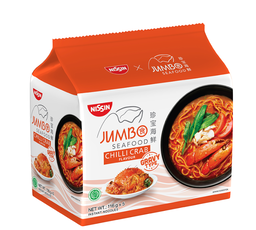 [mfoods] Jumbo Seafood Chili Crab Noodles 5 x 116gm [LOCAL SG DELIVERY]