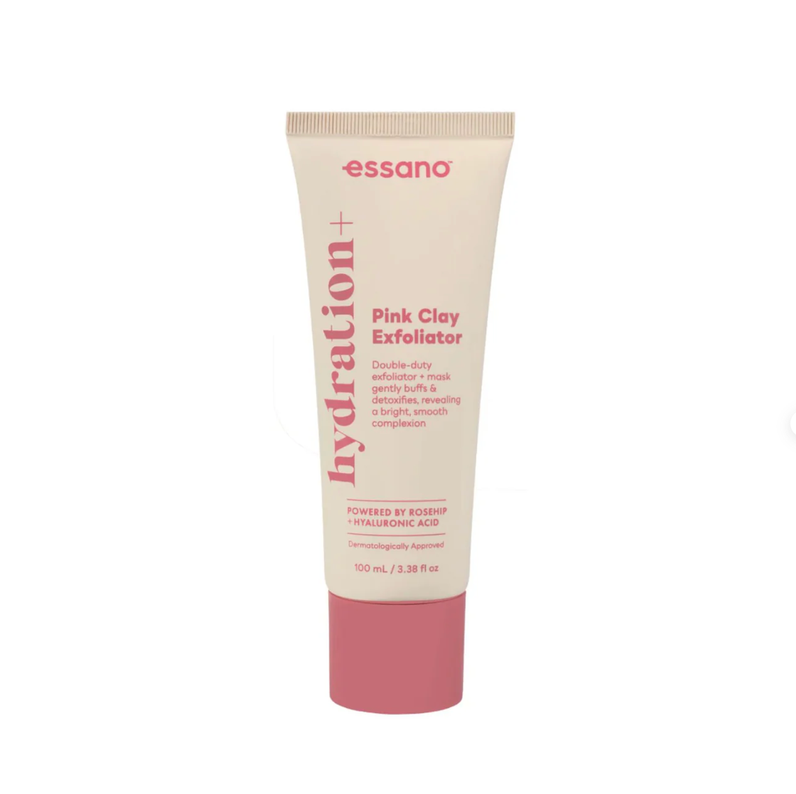 [Dermaceutica] Essano Hydration+ Pink Clay Exfoliator 100ml [LOCAL SG DELIVERY]_0