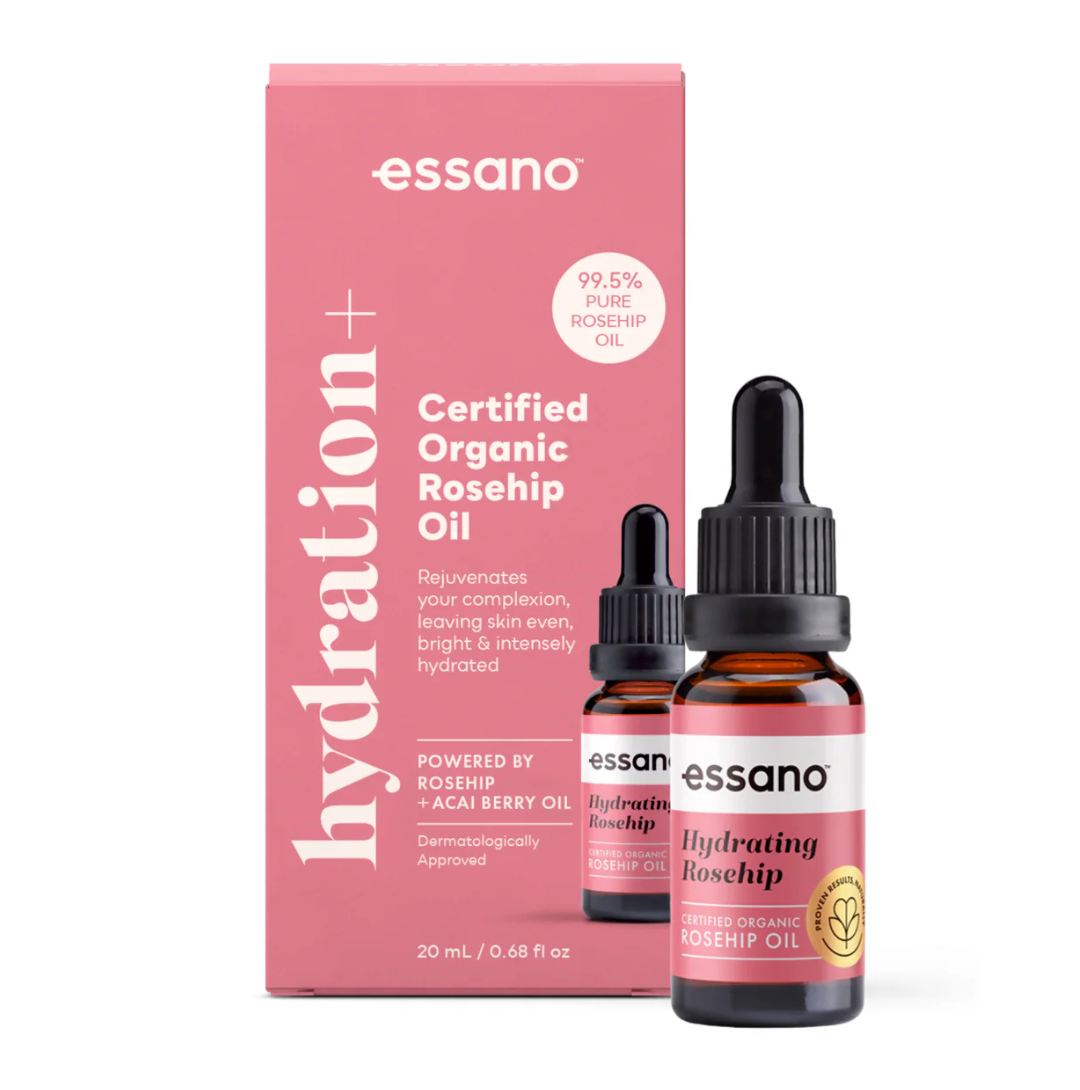 [Dermaceutica] Essano Hydration+ Certified Organic Rosehip Oil 20ml [LOCAL SG DELIVERY]_0