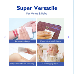 [mkids] hoppi Dry Wipes (100 Wipes) [LOCAL SG DELIVERY]