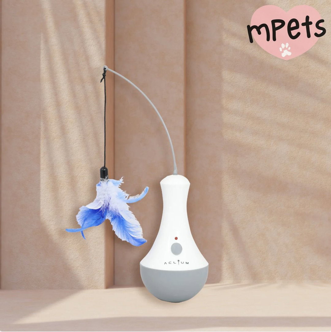 [mPets] Aclium Pets Spinning Tumbler With Teaser with/without Replacement Feathers [LOCAL SG DELIVERY]