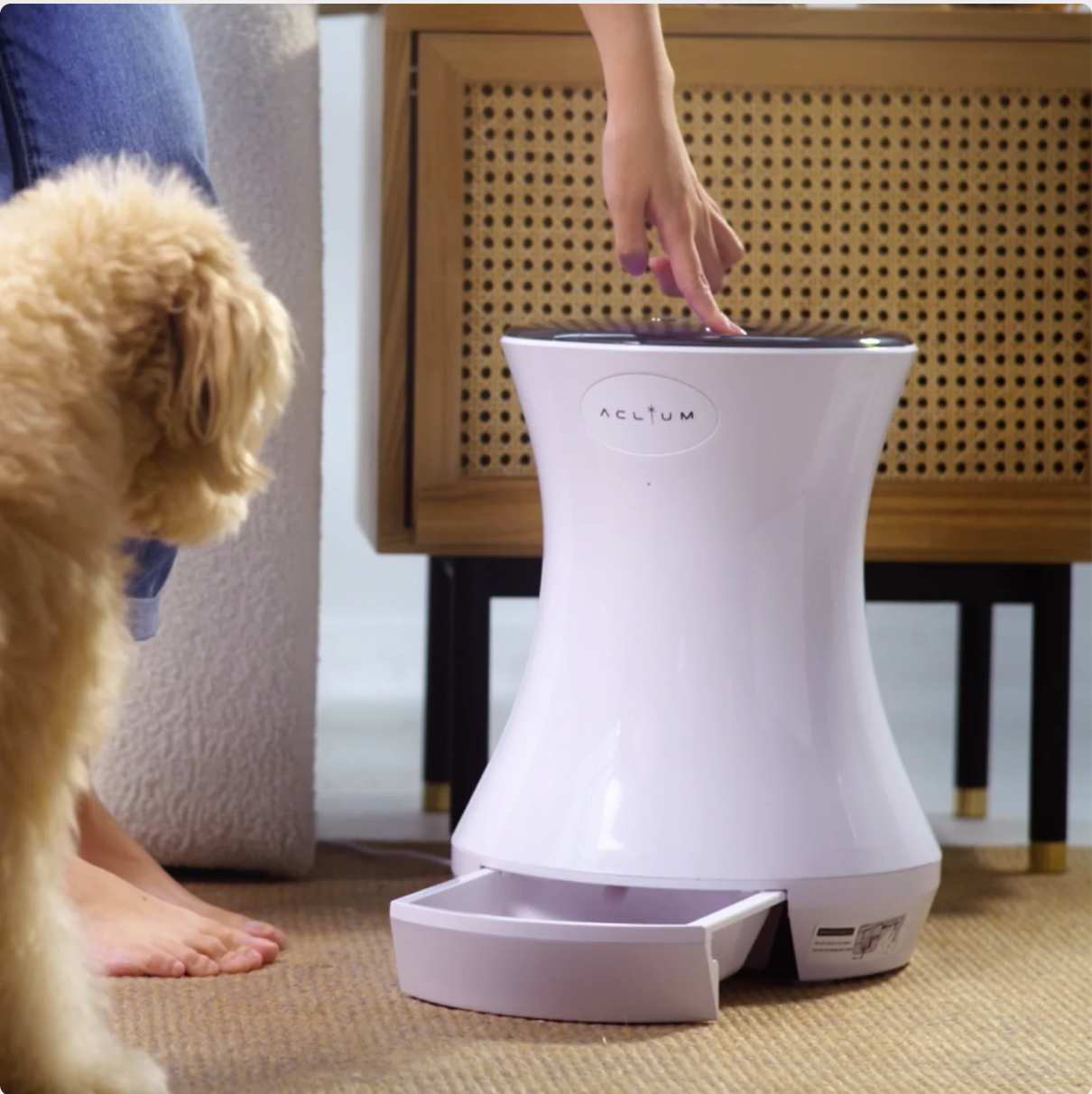 [mPets] Aclium Aclium Automatic Pet Feeder (Round) [LOCAL SG DELIVERY]_2