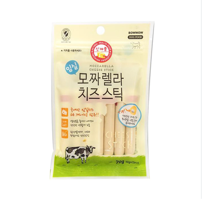 [mPets] Bow Wow Mozeralla Cheese Stick 70g (Dogs Treats) [LOCAL SG DELIVERY]_0