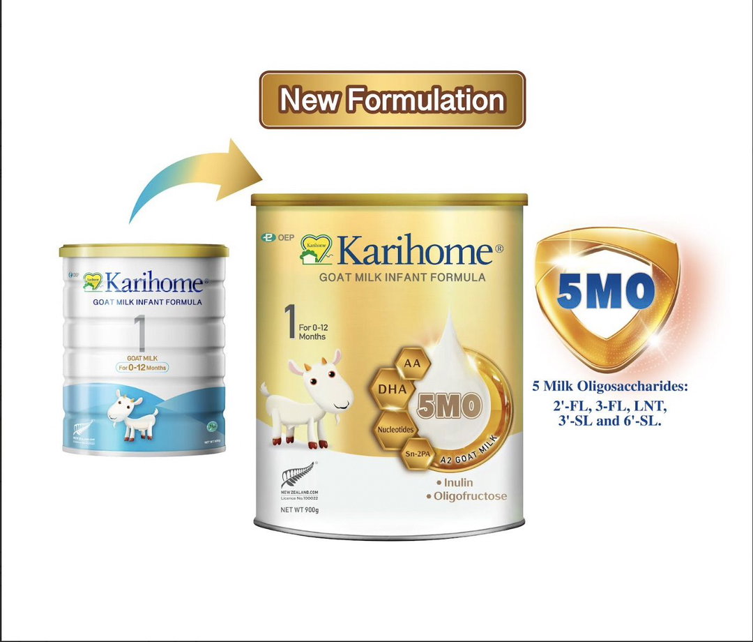 [mkids] Karihome Karihome Goat Milk Stage 1 900g [LOCAL SG DELIVERY]