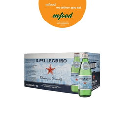[mfoods] Sanpellegrino Natural Mineral Water 250ml x 24 glass bottles [LOCAL SG DELIVERY]