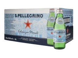 [mfoods] Sanpellegrino Natural Mineral Water 250ml x 24 glass bottles [LOCAL SG DELIVERY]