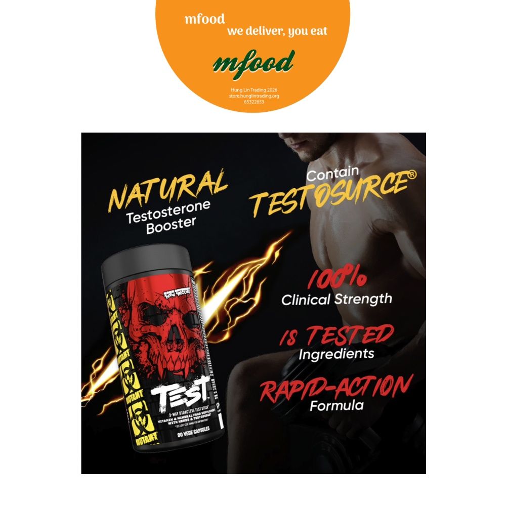 [mfoods] Mutant Booster, Muscle Protein, Immune Support, Glucose Supplement, 90 Caps [LOCAL SG DELIVERY]