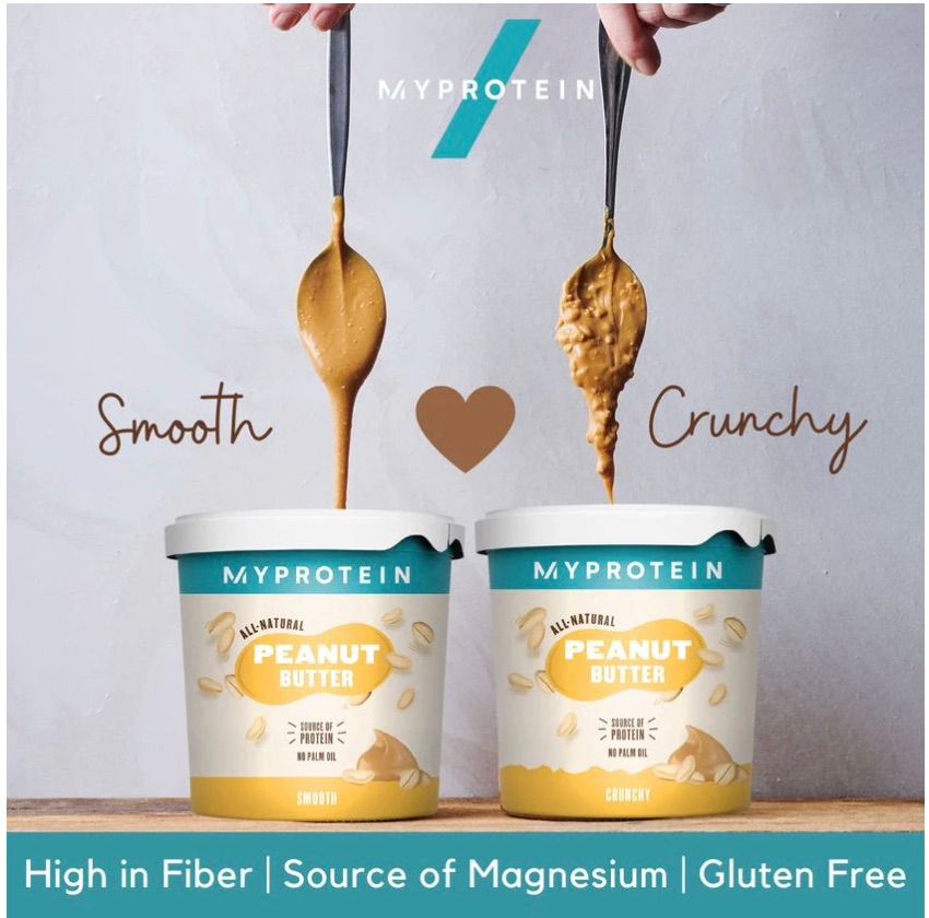 [mfoods] Myprotein Natural Peanut Butter | Blend of Roasted Brown Peanuts | Support Training & Curbing Cravings | NO Added Salt 1kg [LOCAL SG DELIVERY]_2
