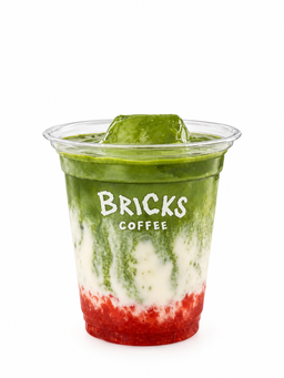 Iced Strawberry Matcha Latte