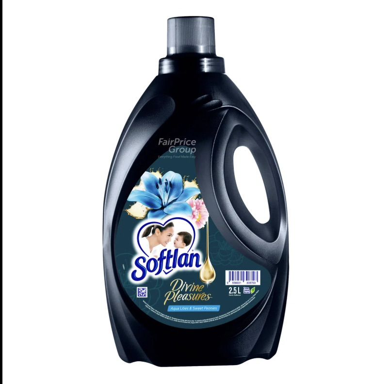 [mWash] Softlan Divine P Aqua Lilies/Midnight Lotus 2.5L [LOCAL SG DELIVERY]_0