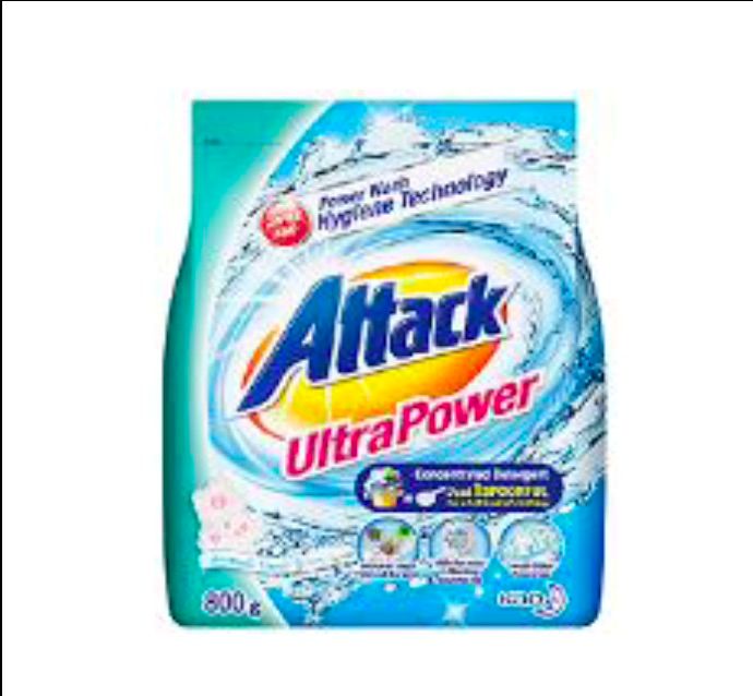 [mWash] Attack Powder Ultra Power/Color 800gm [LOCAL SG DELIVERY]